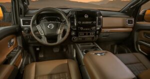 2024 nissan titan interior